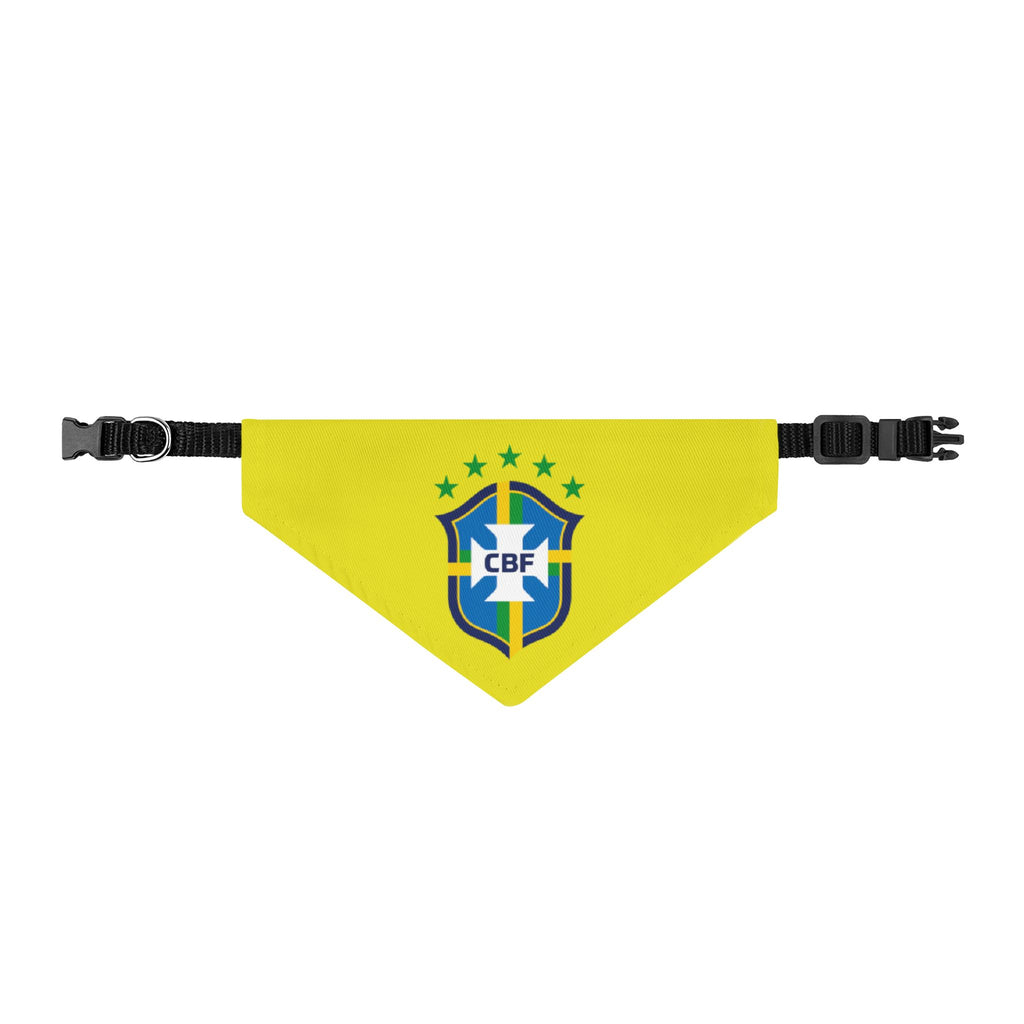 BRAZIL Soccer Pet Bandana – Clip-On Dog & Cat Accessory | World Cup 2026 Fan Gift