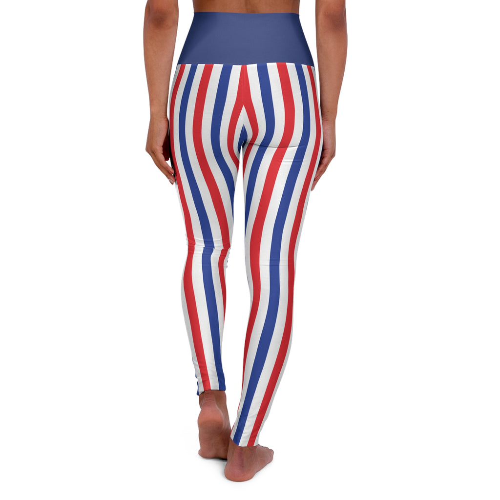 France · FIFA World Cup 2026 High-Waisted Leggings | National Flag Yoga Pants | Soccer Fan Activewear