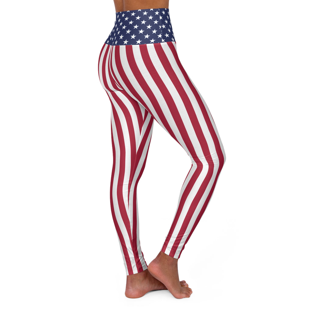 USA · FIFA World Cup 2026 High-Waisted Leggings | National Flag Yoga Pants | Soccer Fan Activewear