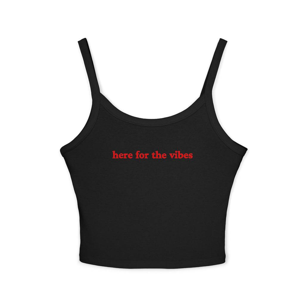 Here for the vibes Crop Tank | Football Girl Aesthetic | World Cup 2026