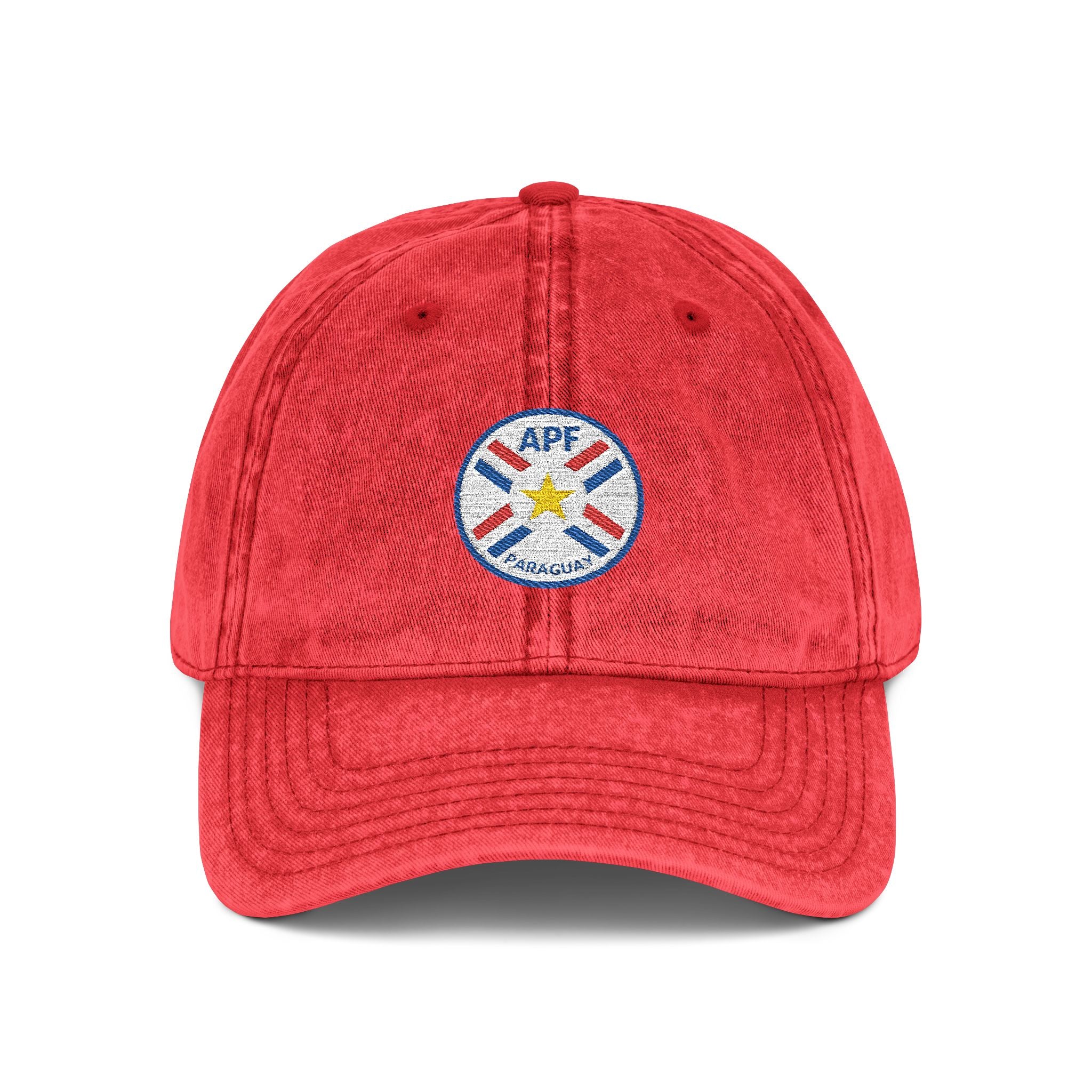PARAGUAY · FIFA World Cup 2026 Vintage Cap | Embroidered Fan Hat | Soccer Supporter Accessory