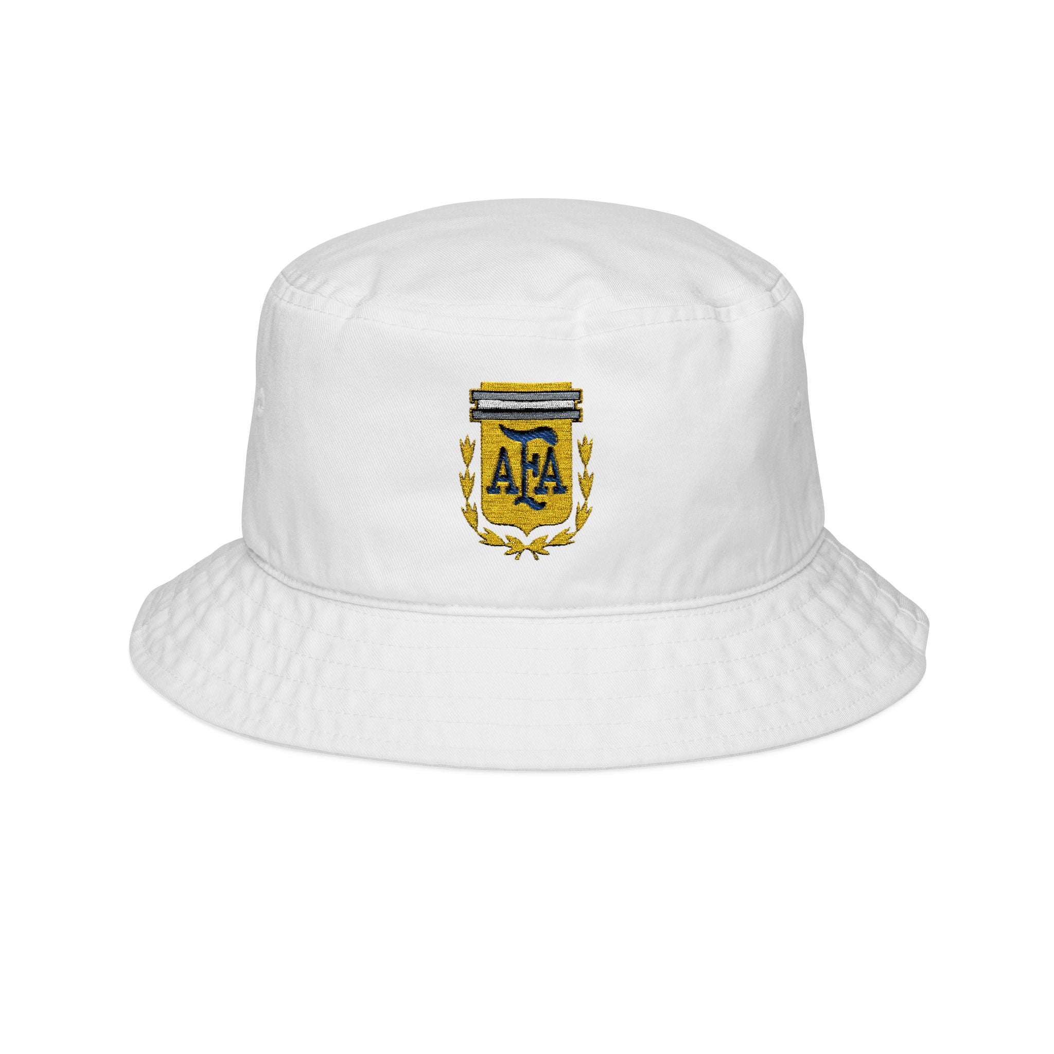 ARGENTINA World Cup 2026 Bucket Hat – Embroidered Soccer Crest | Classic Fan Cap