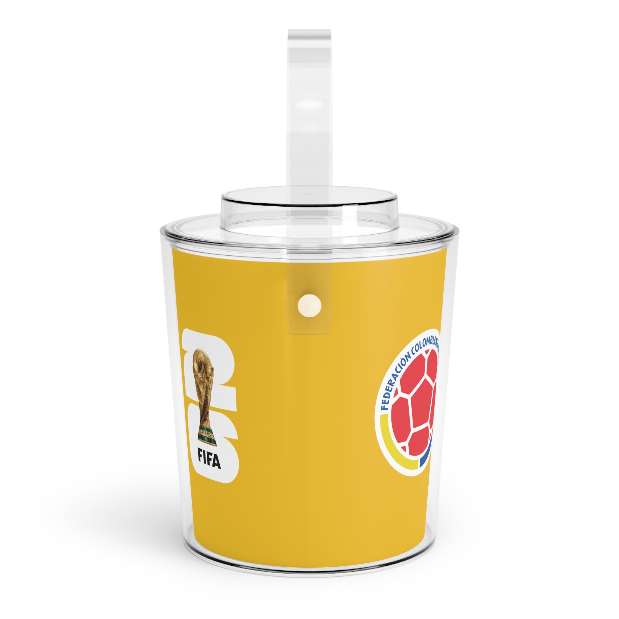 COLOMBIA · FIFA World Cup 2026 Ice Bucket | Fan Party Cooler with Tongs | Soccer Watch Party Essential