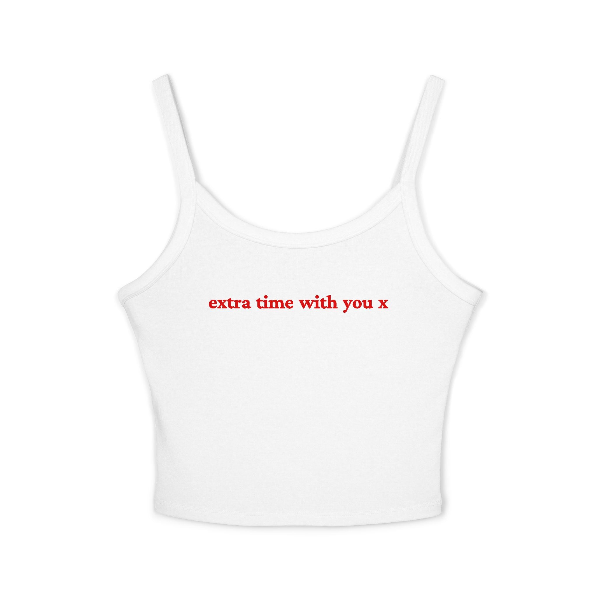 Extra time with you X Crop Tank | Football Girl Aesthetic | World Cup 2026