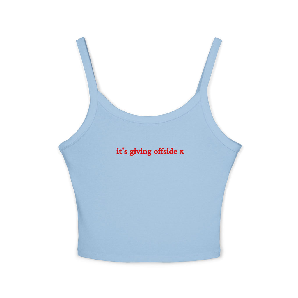 It's giving offside X Crop Tank | Football Girl Aesthetic | World Cup 2026