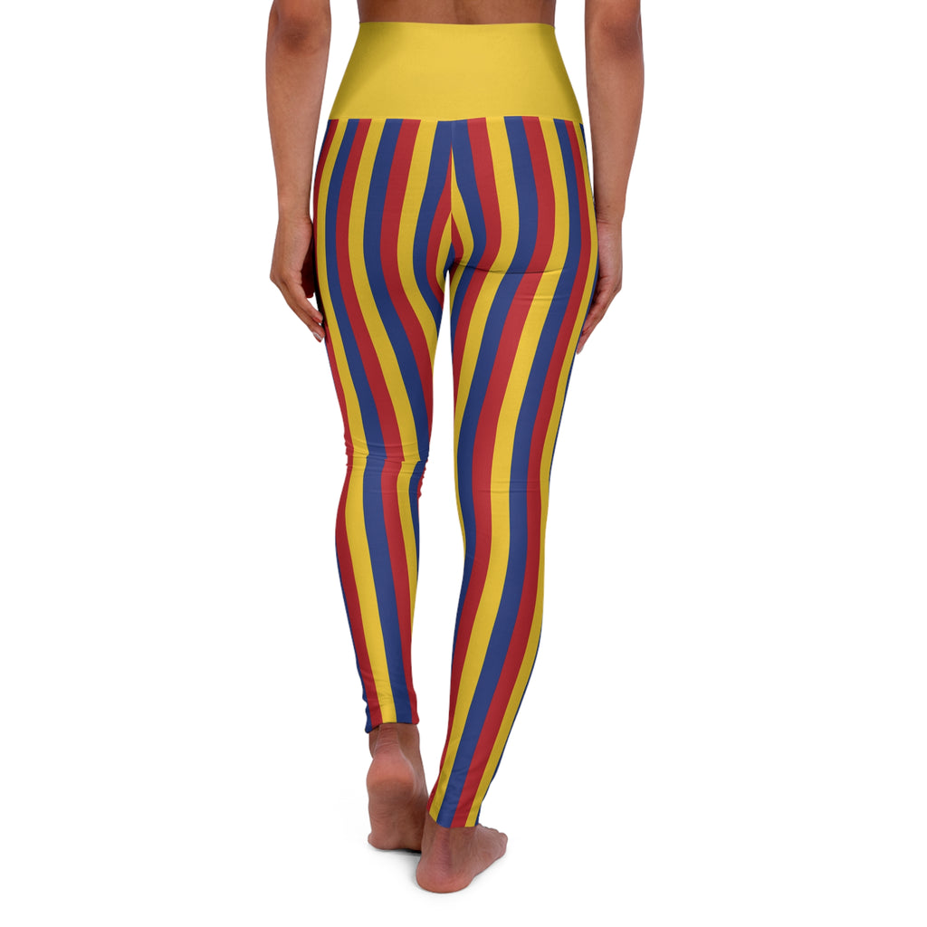 Colombia · FIFA World Cup 2026 High-Waisted Leggings | National Flag Yoga Pants | Soccer Fan Activewear
