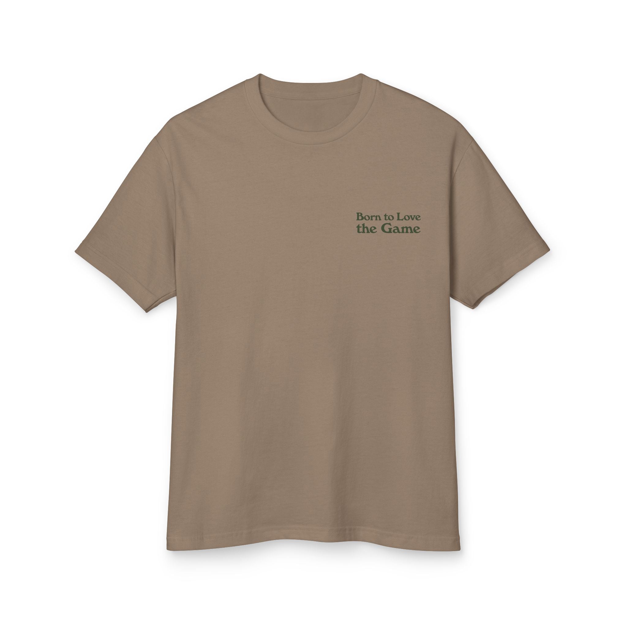 Unisex Born to Love the Game — Football Soccer Tee |  Football Pitch Graphic Shirt (Premium quality)