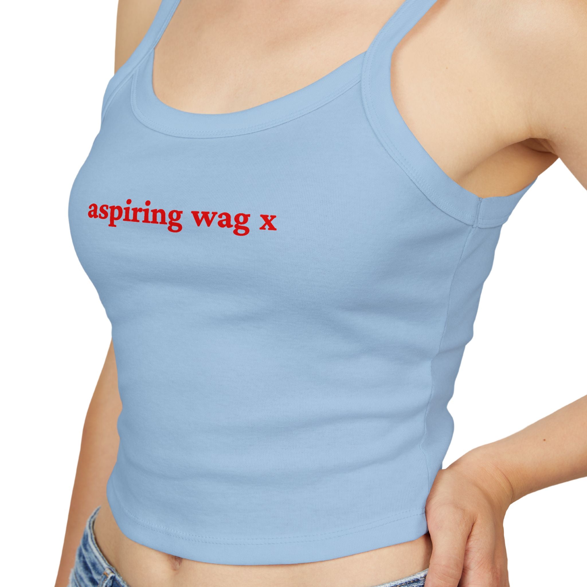 Aspiring WAG X Crop Tank | Football Girl Aesthetic | World Cup 2026