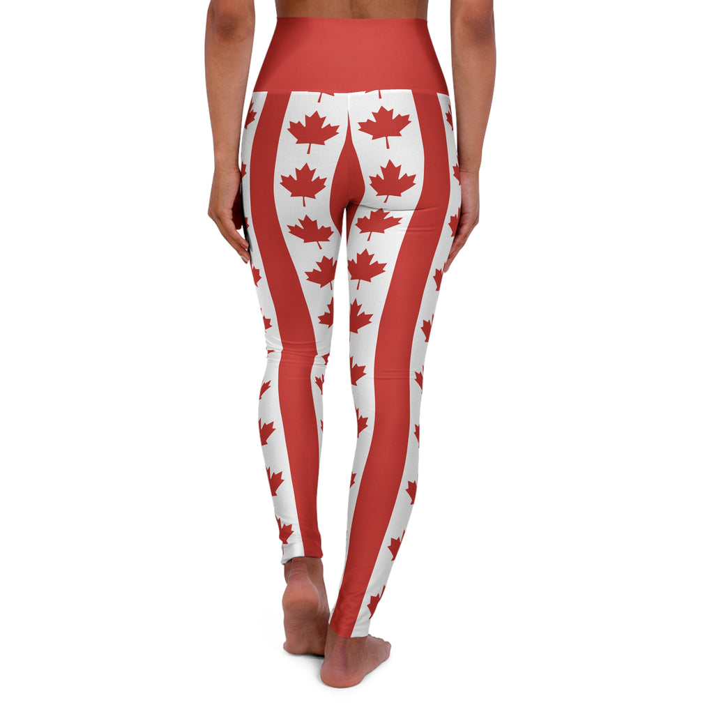 Canada · FIFA World Cup 2026 High-Waisted Leggings | National Flag Yoga Pants | Soccer Fan Activewear