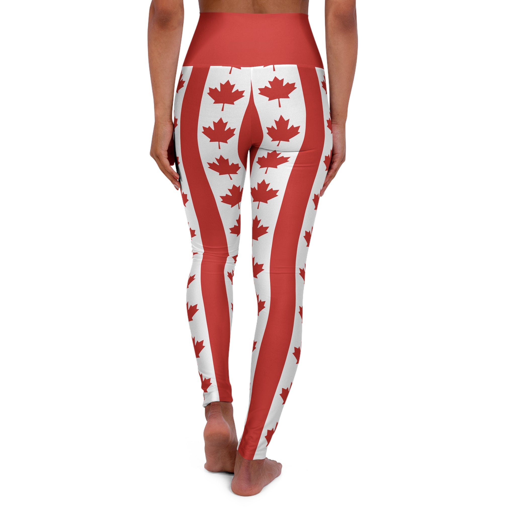 Canada · FIFA World Cup 2026 High-Waisted Leggings | National Flag Yoga Pants | Soccer Fan Activewear