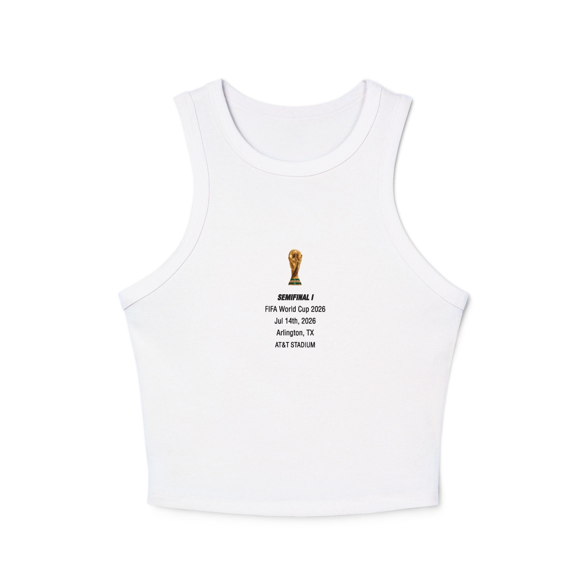 World Cup 2026 · Semifinal I Racer Tank | Women's Micro Rib Crop | Match-Detail