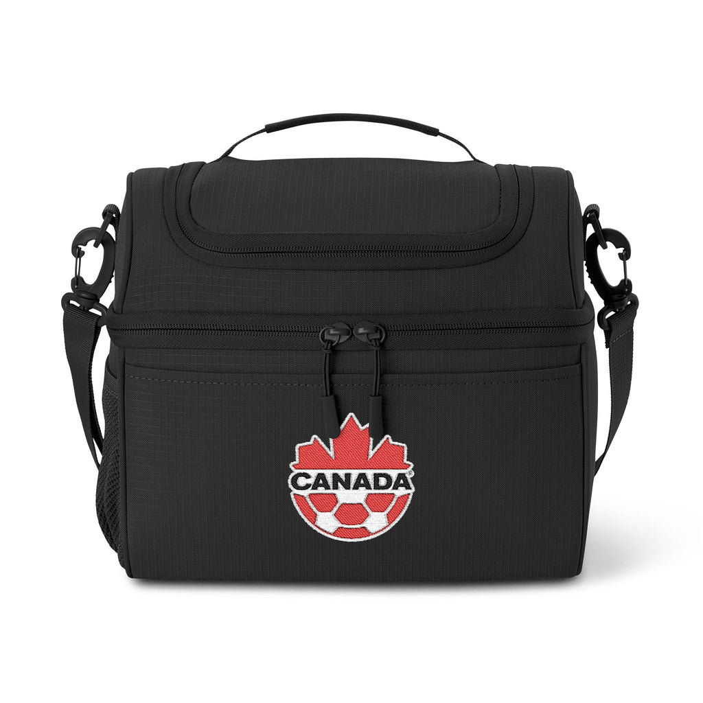 CANADA Soccer Cooler Bag – Insulated Lunch Bag with American Shield Design | World Cup 2026