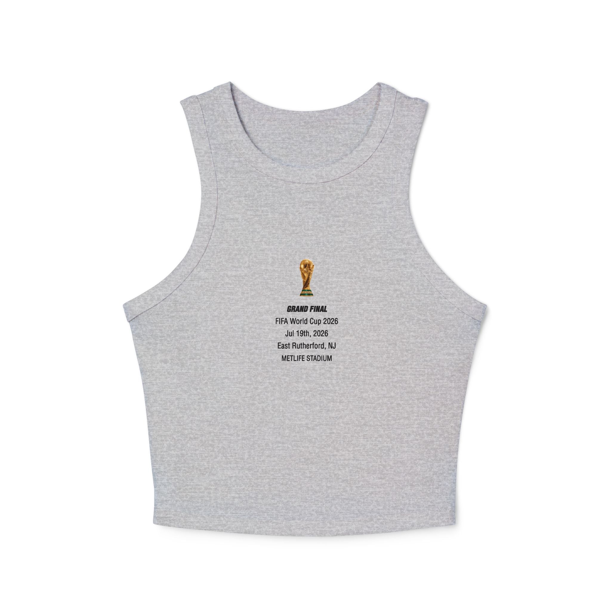 World Cup 2026 · Grand Final Racer Tank | Women's Micro Rib Crop | Match-Detail