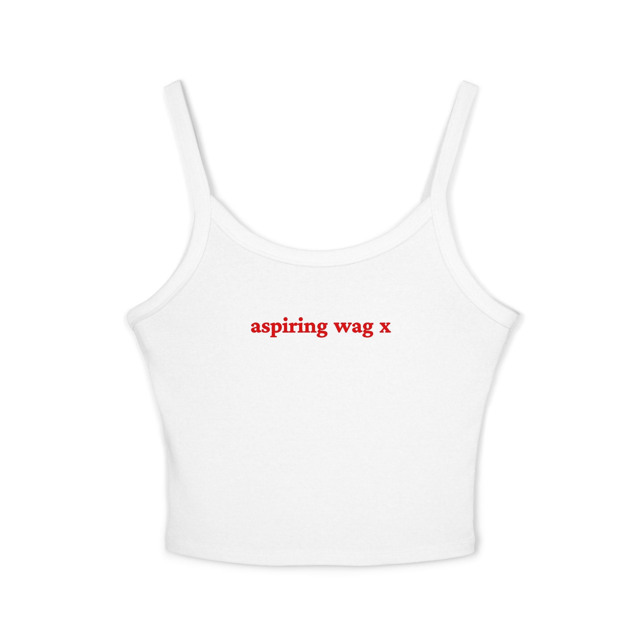 Aspiring WAG X Crop Tank | Football Girl Aesthetic | World Cup 2026