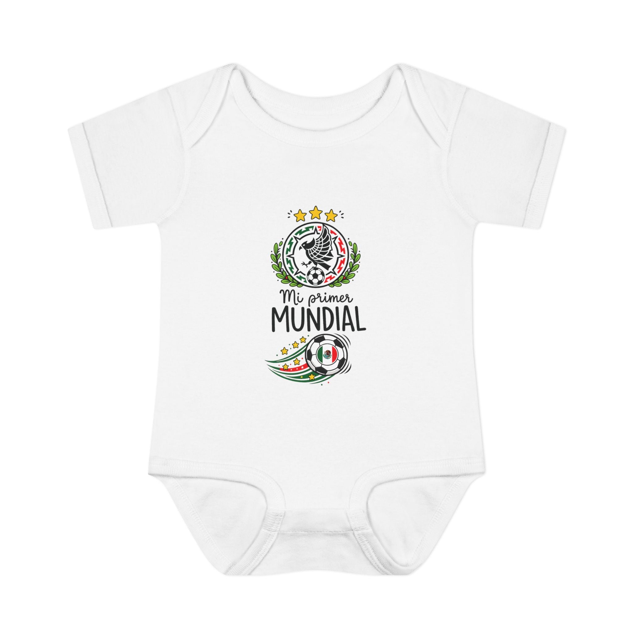 MEXICO Baby Onesie "Mi Primer Mundial" – World Cup 2026 Infant Bodysuit | Soccer Baby Gift