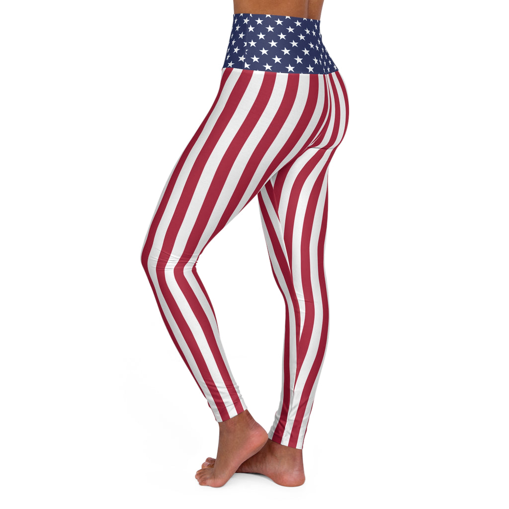 USA · FIFA World Cup 2026 High-Waisted Leggings | National Flag Yoga Pants | Soccer Fan Activewear