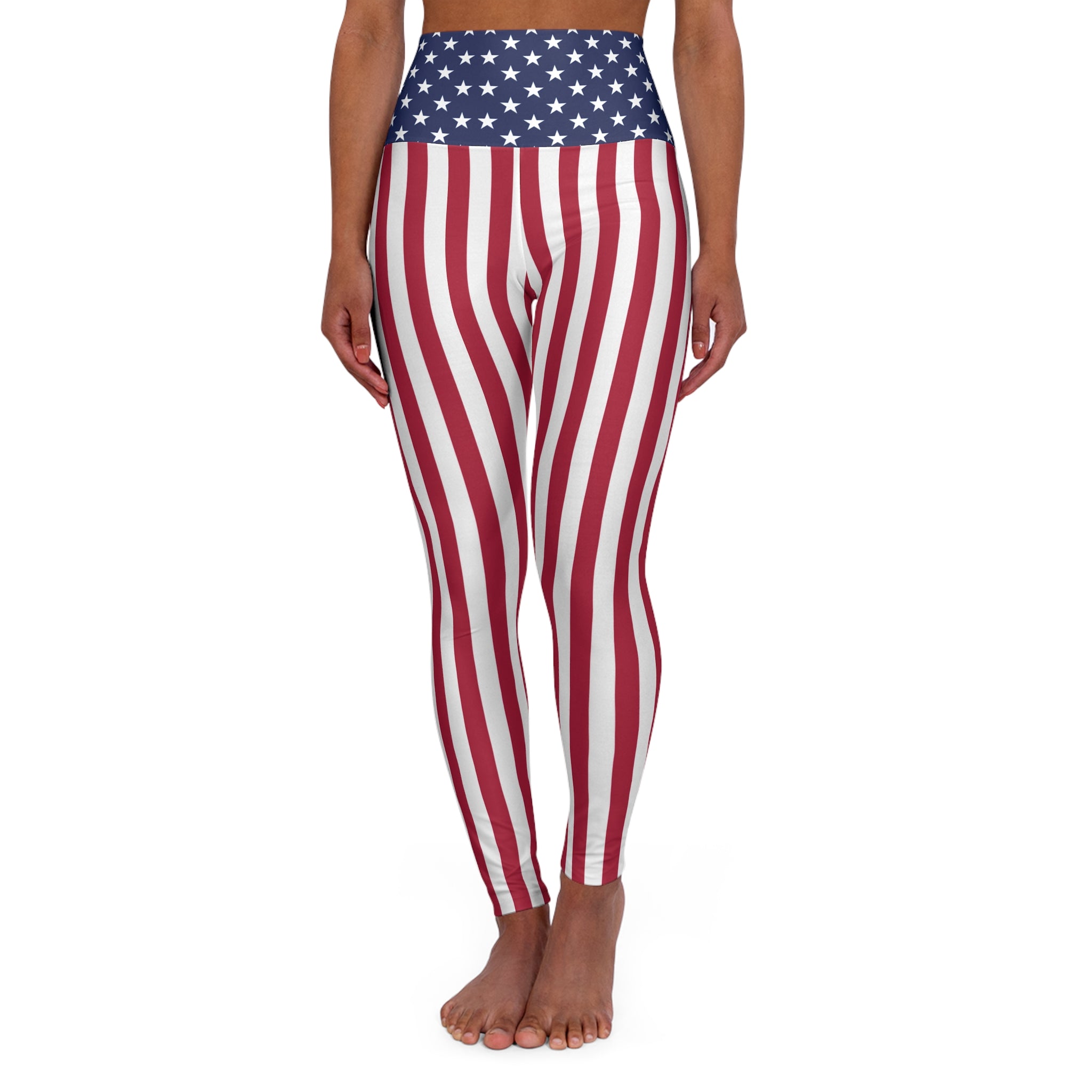 USA · FIFA World Cup 2026 High-Waisted Leggings | National Flag Yoga Pants | Soccer Fan Activewear