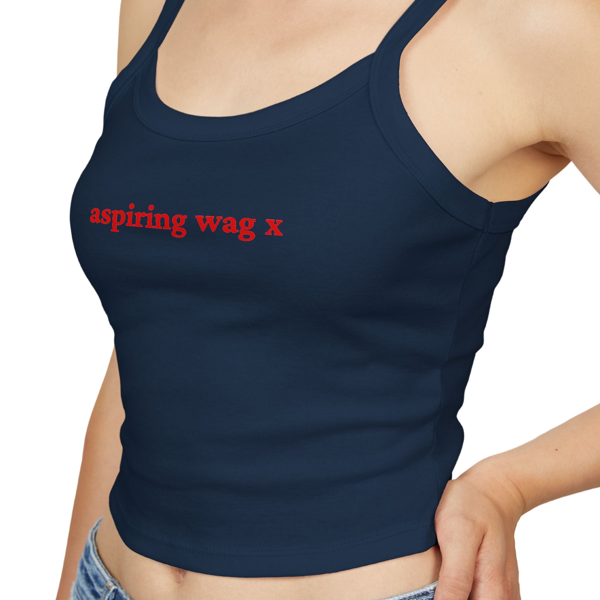 Aspiring WAG X Crop Tank | Football Girl Aesthetic | World Cup 2026