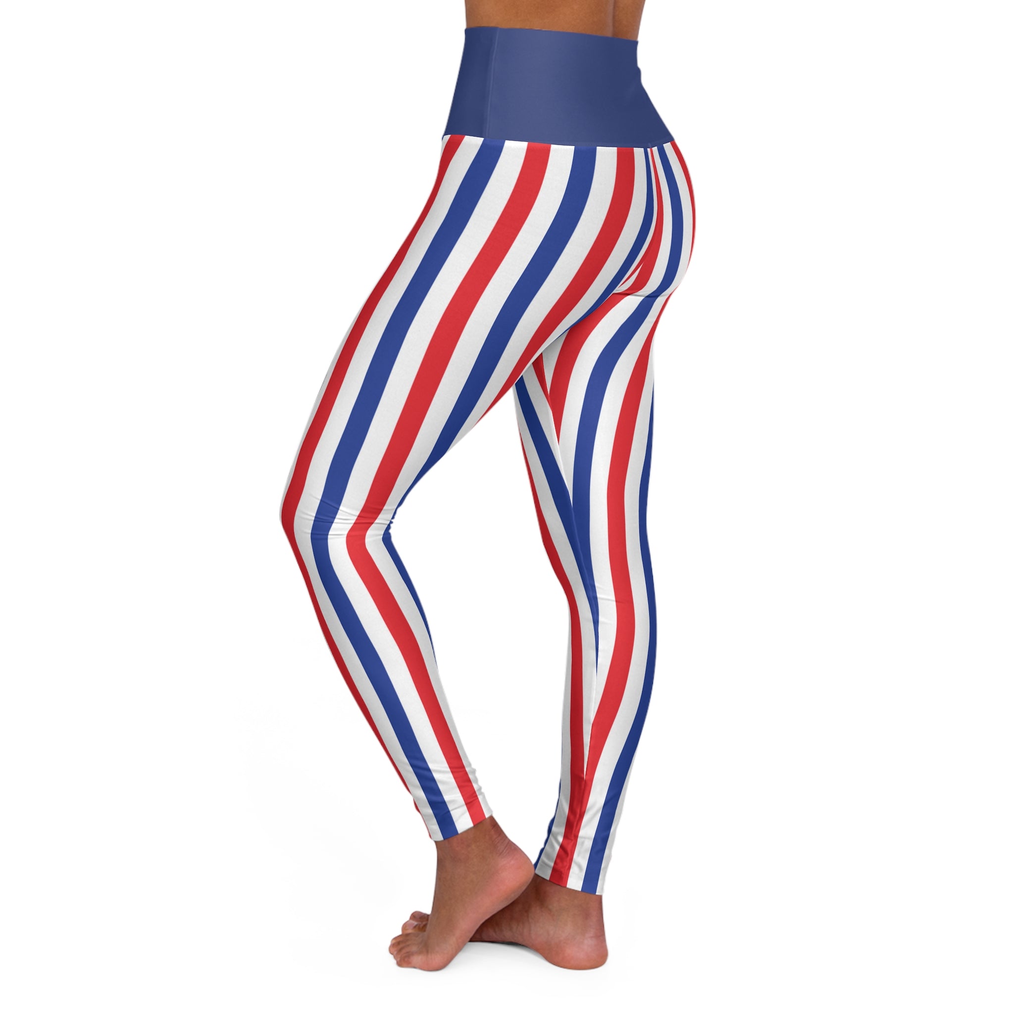 France · FIFA World Cup 2026 High-Waisted Leggings | National Flag Yoga Pants | Soccer Fan Activewear