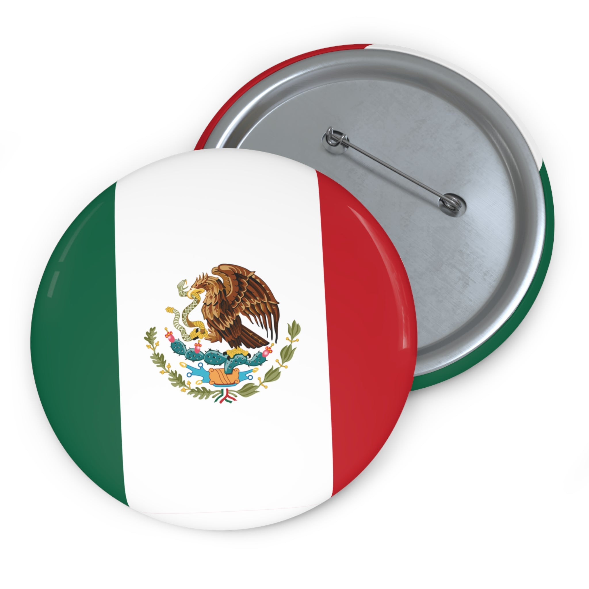 MEXICO Soccer Pin Button – National Crest Fan Badge | World Cup 2026 Accessories