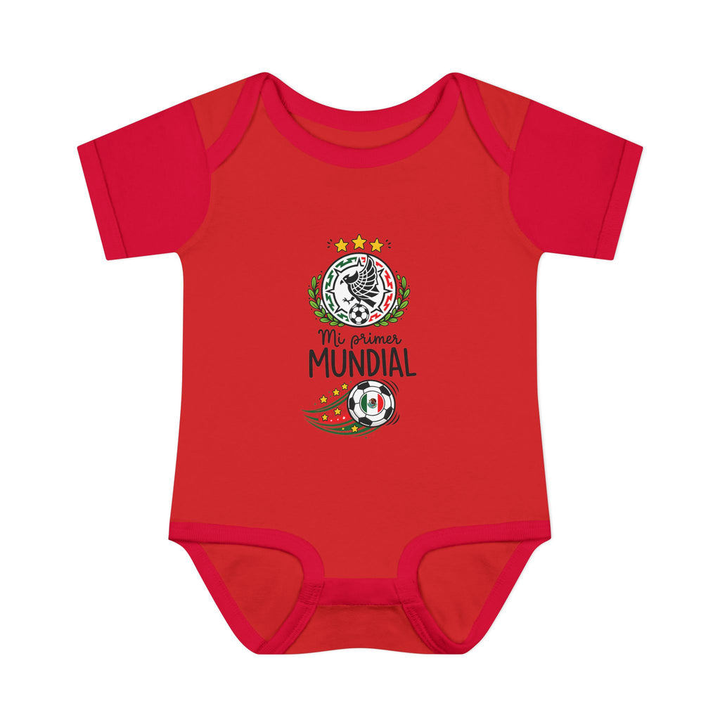 MEXICO Baby Onesie "Mi Primer Mundial" – World Cup 2026 Infant Bodysuit | Soccer Baby Gift