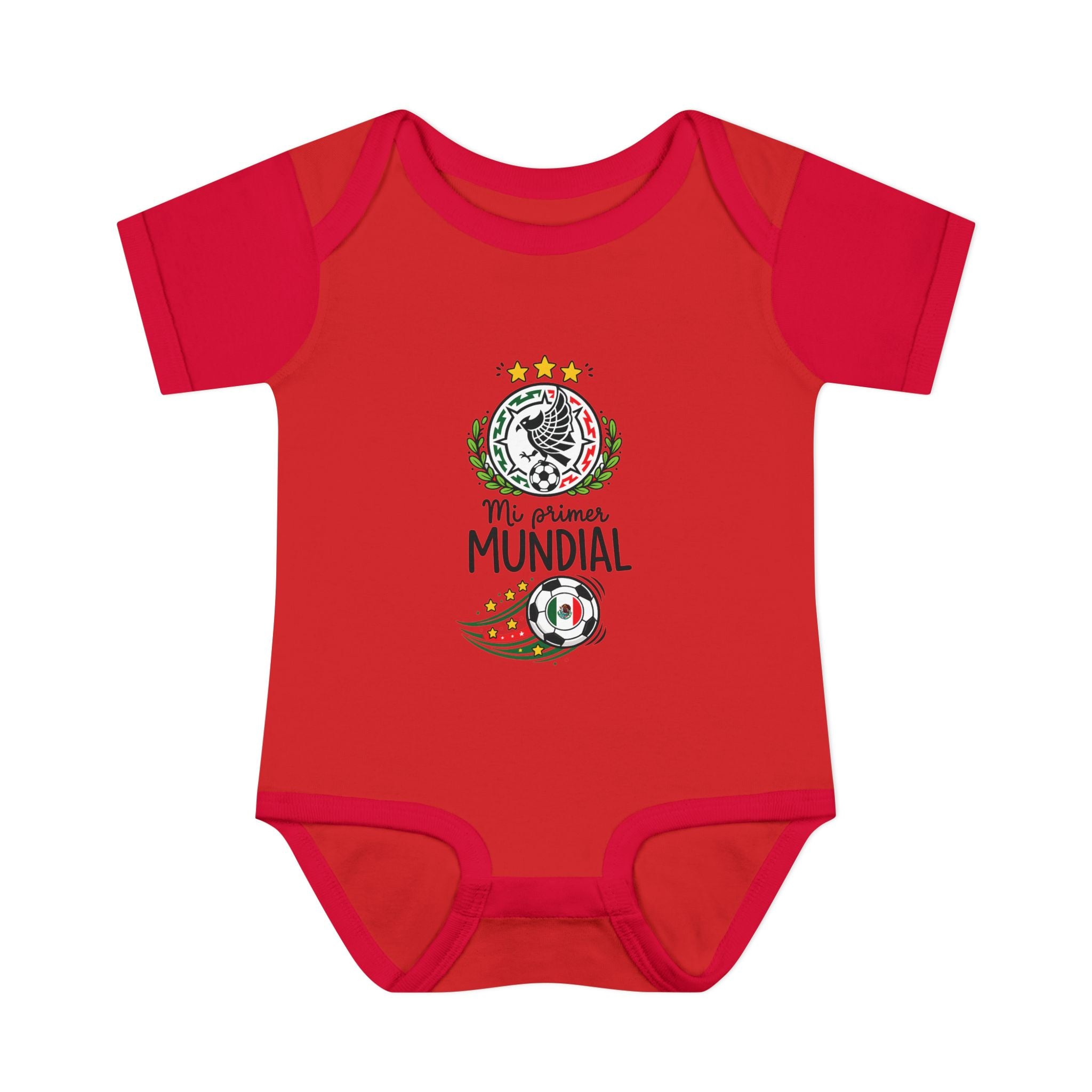 MEXICO Baby Onesie "Mi Primer Mundial" – World Cup 2026 Infant Bodysuit | Soccer Baby Gift