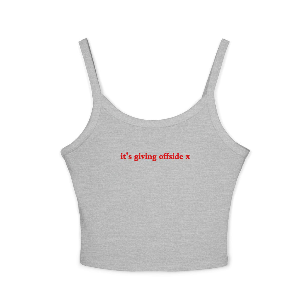 It's giving offside X Crop Tank | Football Girl Aesthetic | World Cup 2026