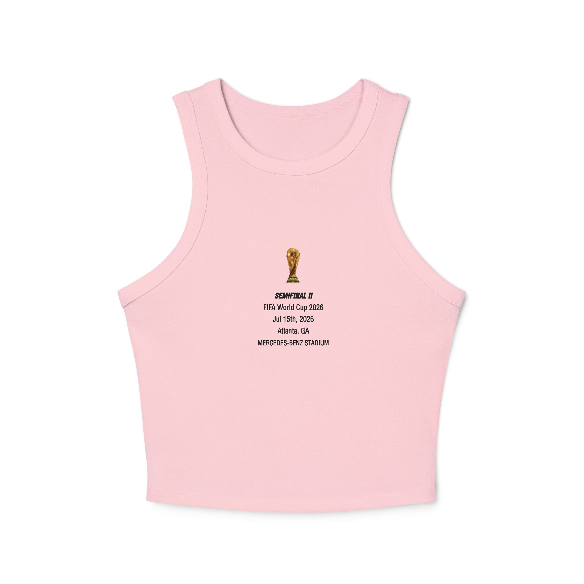 World Cup 2026 · Semifinal II Racer Tank | Women's Micro Rib Crop | Match-Detail
