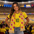 COLOMBIA · FIFA World Cup 2026 Scarf | Lightweight Fan Scarf | Soccer Supporter Accessory