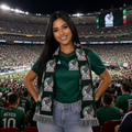 MEXICO · FIFA World Cup 2026 Scarf | Lightweight Fan Scarf | Soccer Supporter Accessory