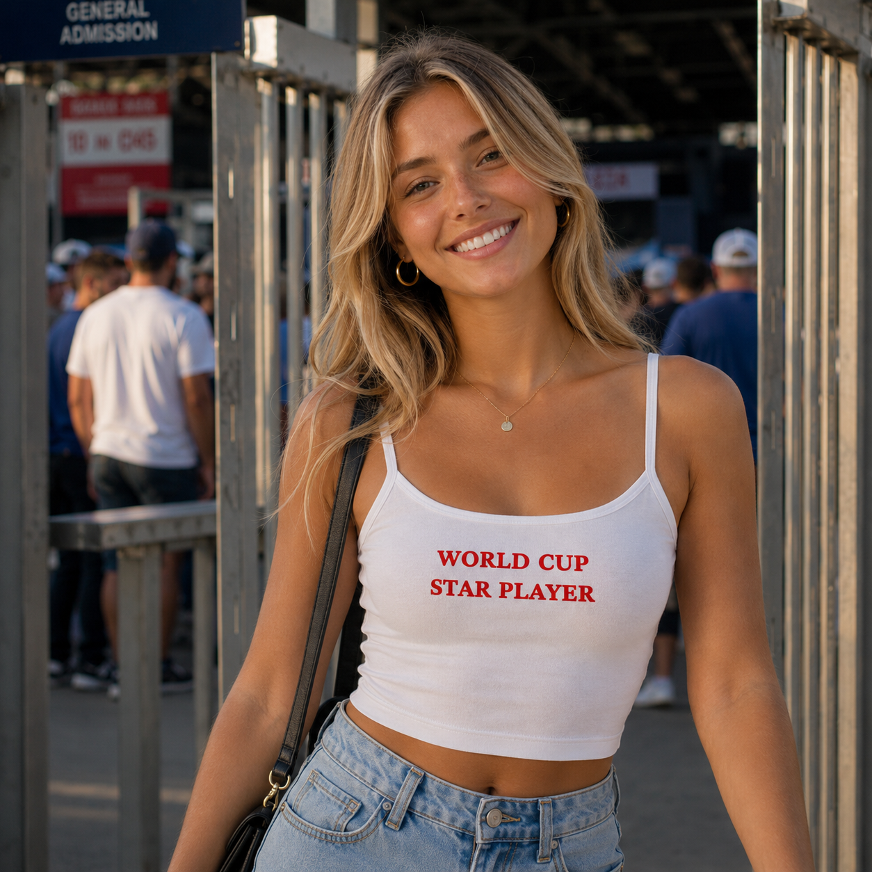 World Cup Star Player Crop Tank | Football Girl Aesthetic | World Cup 2026