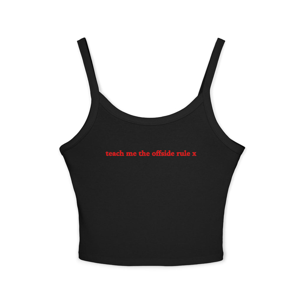 Teach me the offside rule X Crop Tank | Football Girl Aesthetic | World Cup 2026