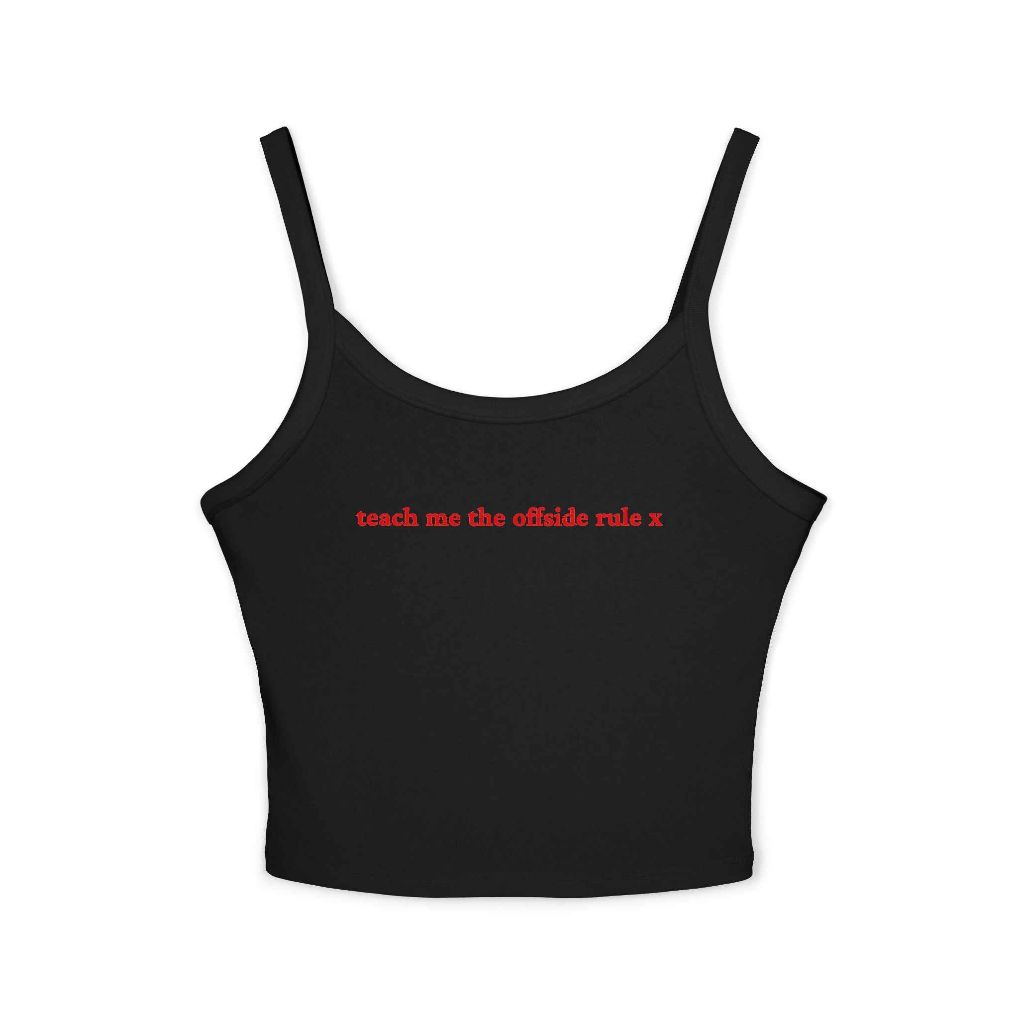 Teach me the offside rule X Crop Tank | Football Girl Aesthetic | World Cup 2026