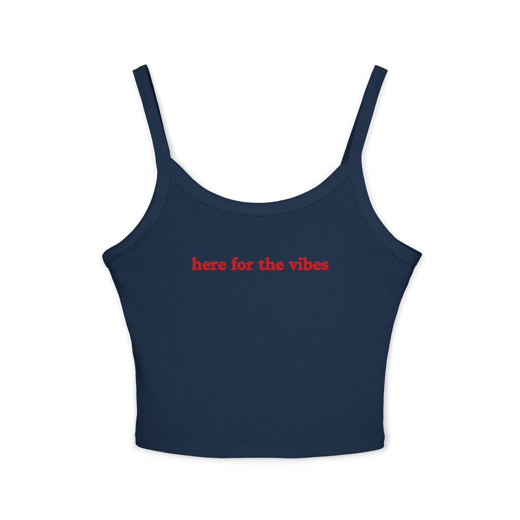 Here for the vibes Crop Tank | Football Girl Aesthetic | World Cup 2026