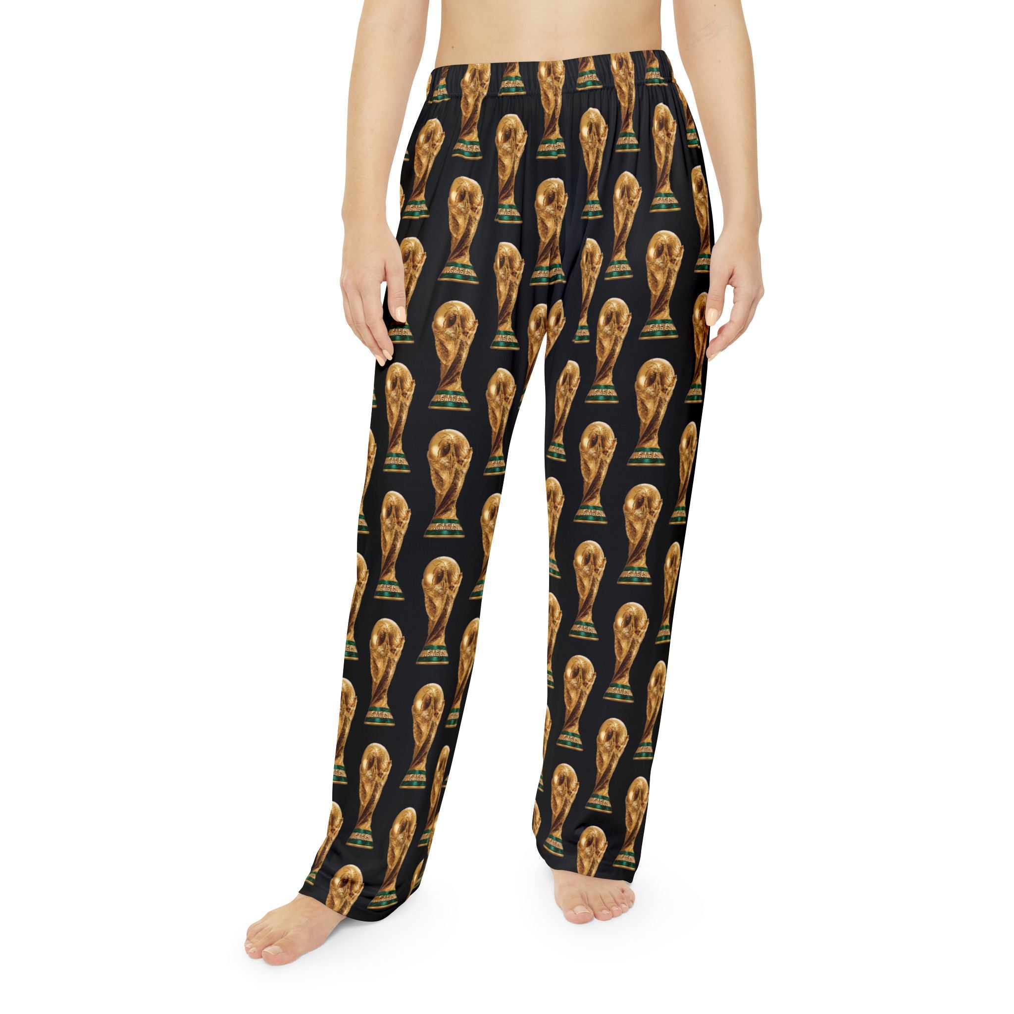 World Cup Trophy Women's Pajama Pants – Soccer Champion Lounge PJ Bottoms