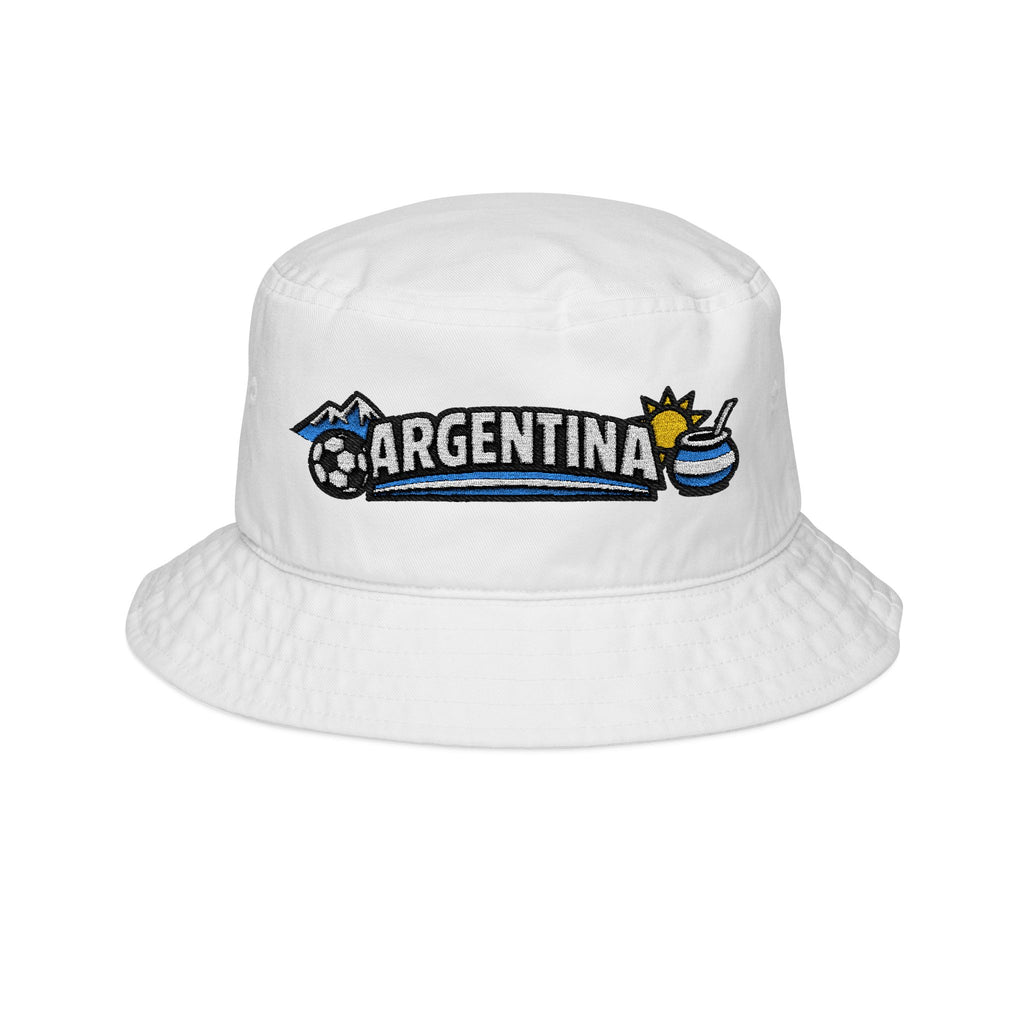 ARGENTINA · FIFA World Cup 2026 Bucket Hat | Embroidered Fan Sun Hat | Soccer Supporter Accessory