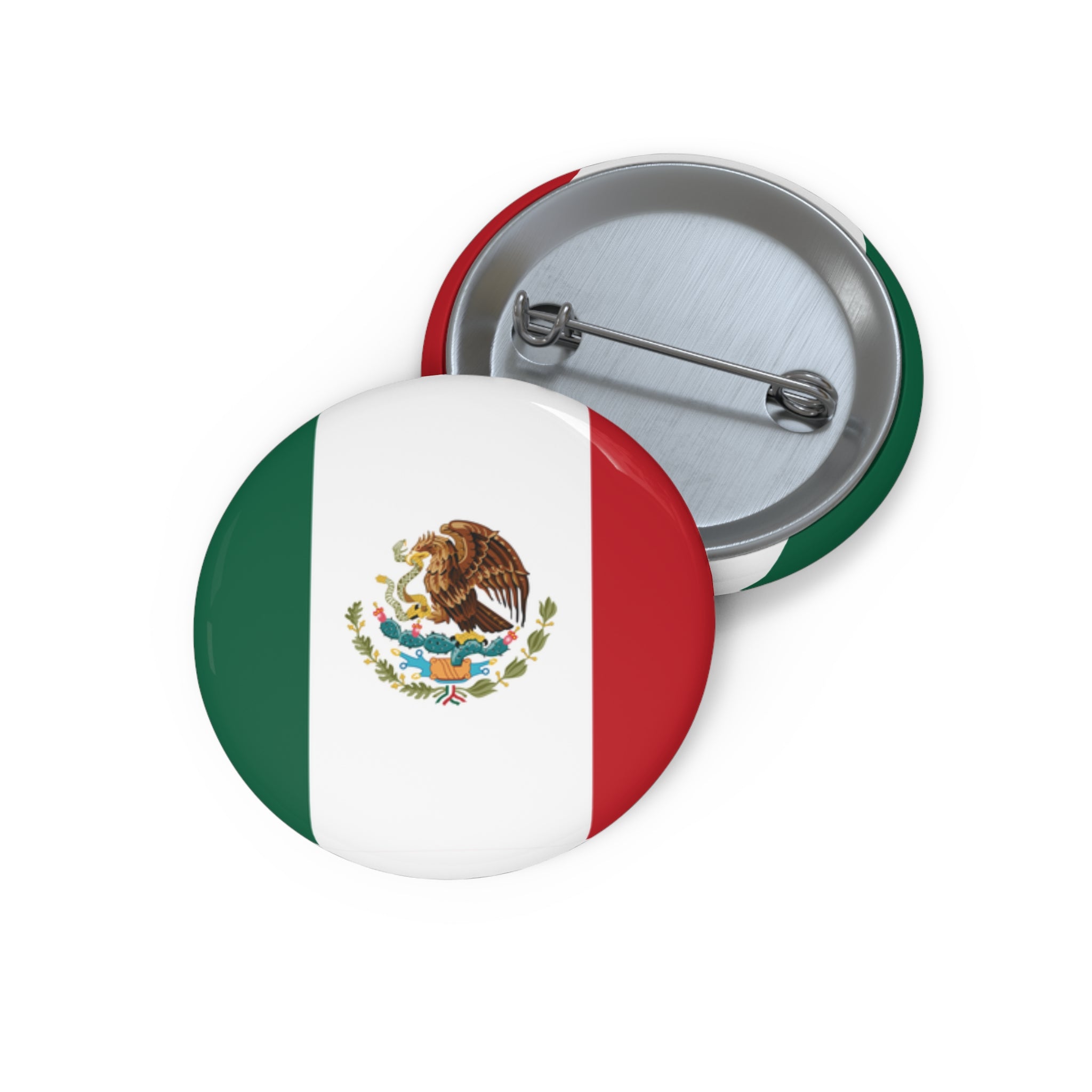 MEXICO Soccer Pin Button – National Crest Fan Badge | World Cup 2026 Accessories