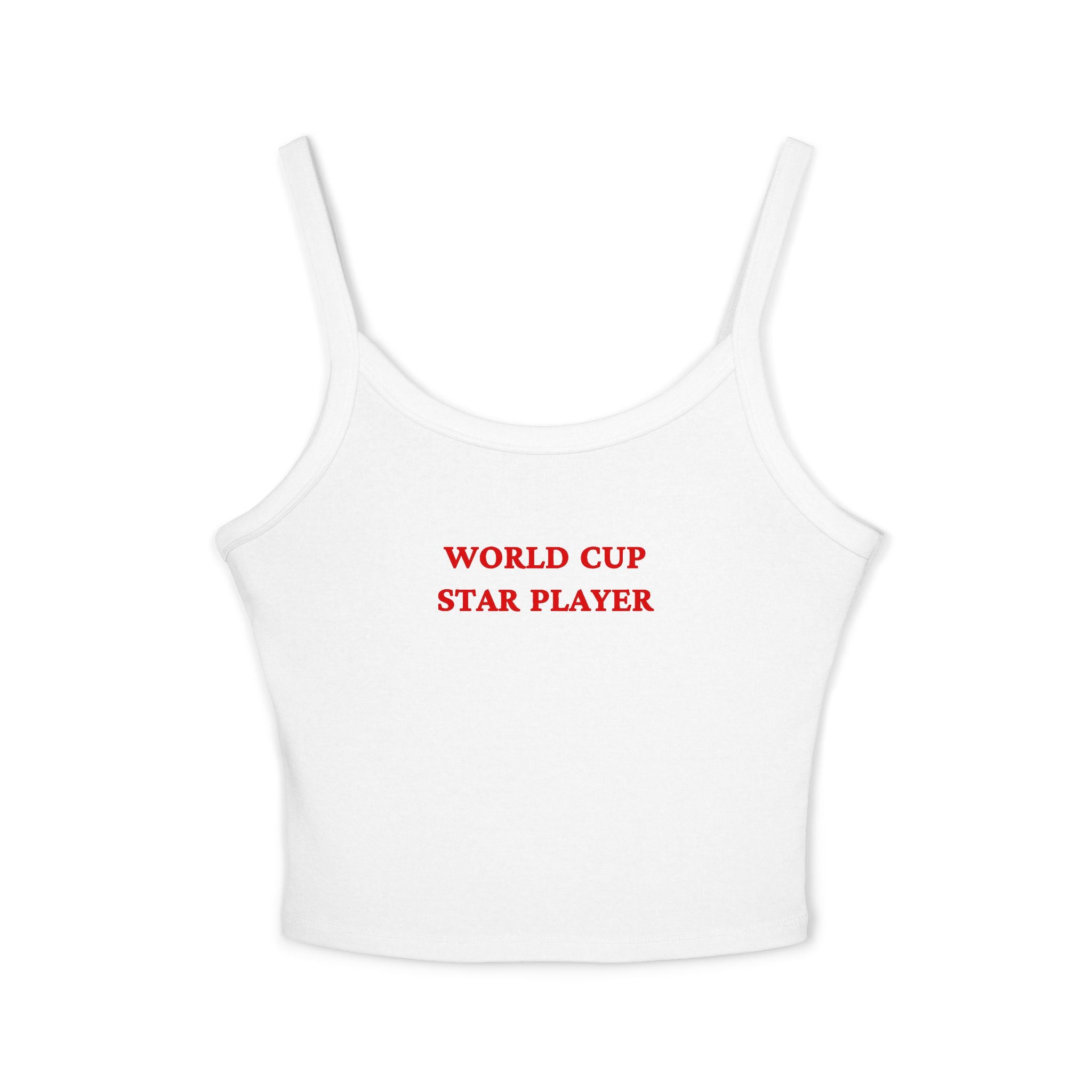World Cup Star Player Crop Tank | Football Girl Aesthetic | World Cup 2026