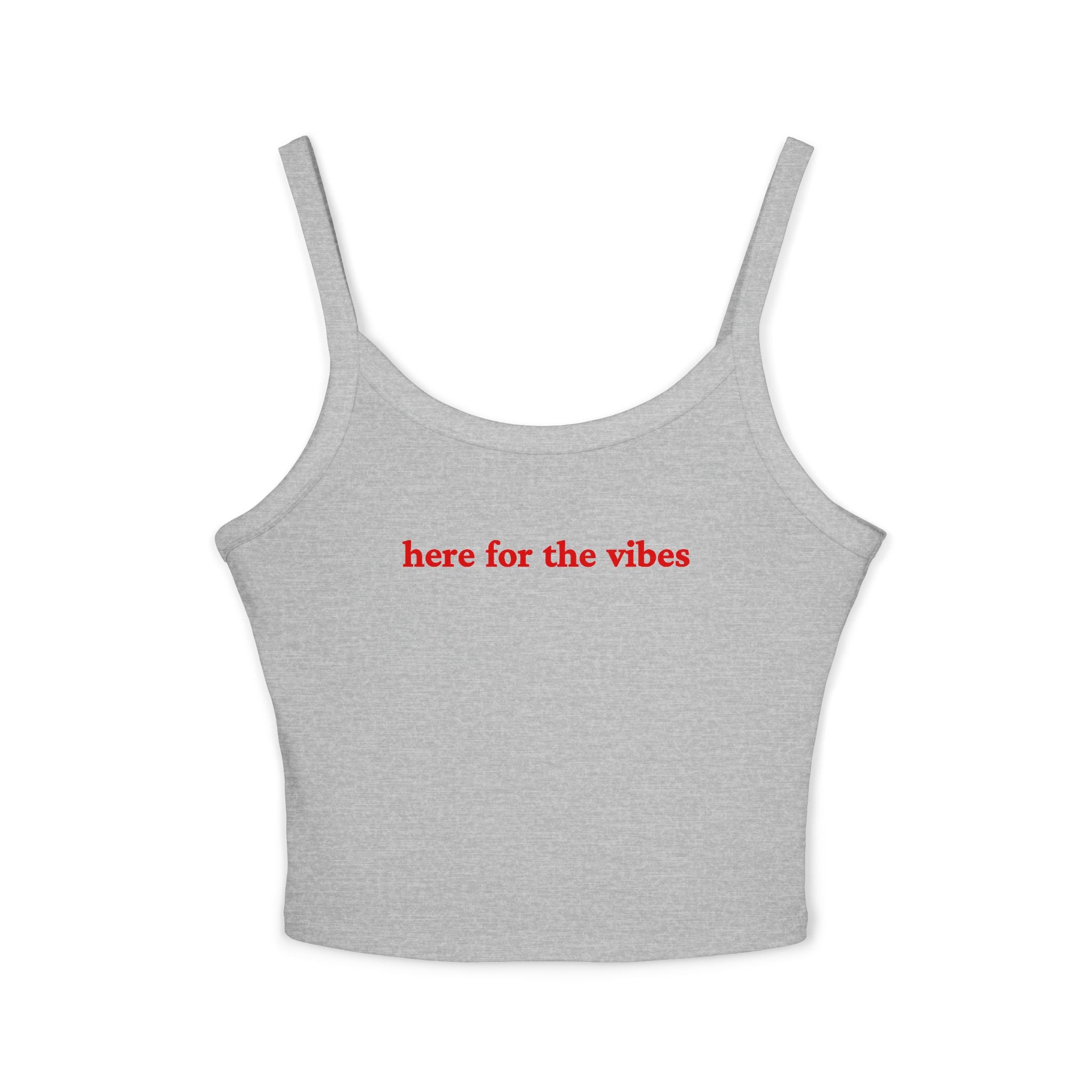 Here for the vibes Crop Tank | Football Girl Aesthetic | World Cup 2026