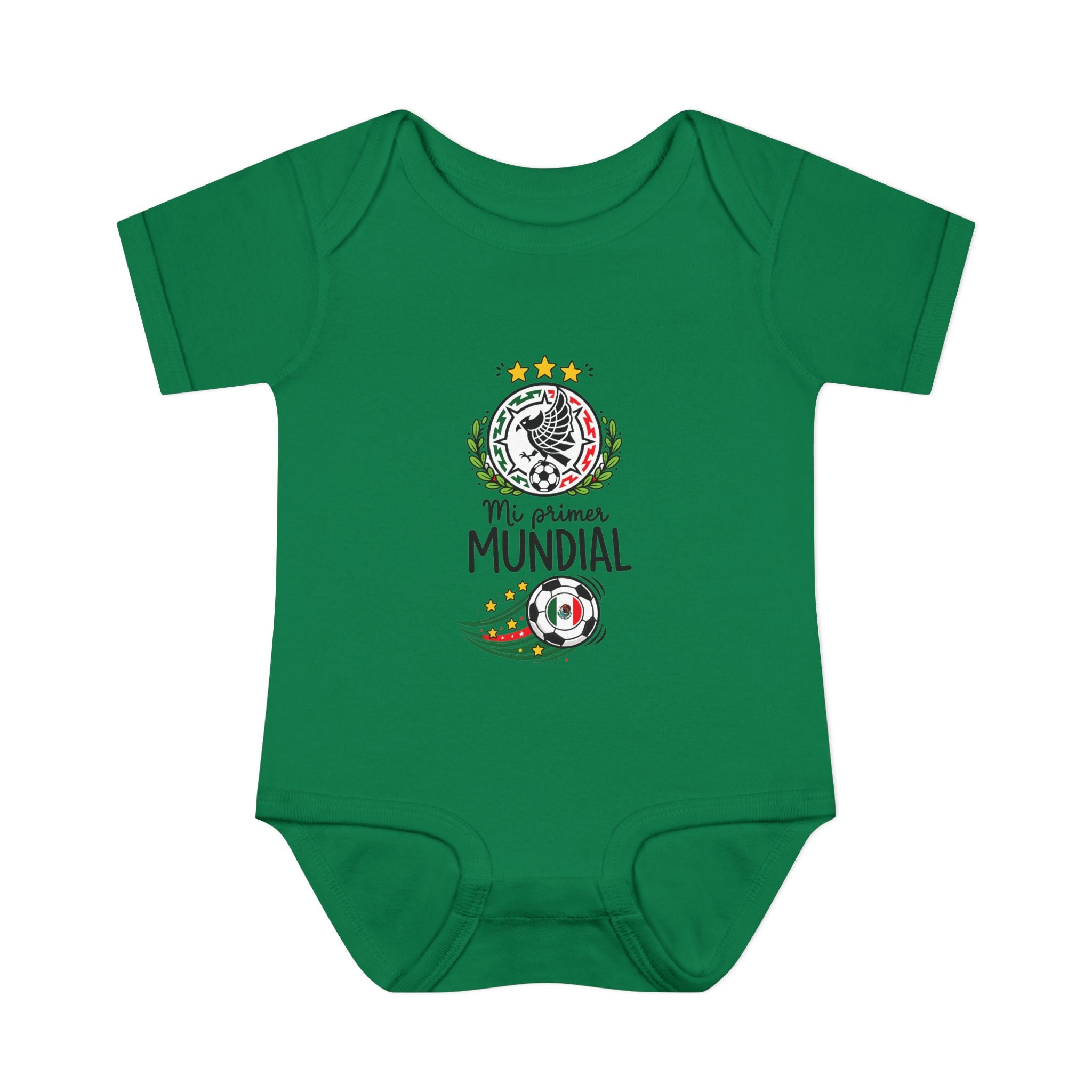 MEXICO Baby Onesie "Mi Primer Mundial" – World Cup 2026 Infant Bodysuit | Soccer Baby Gift