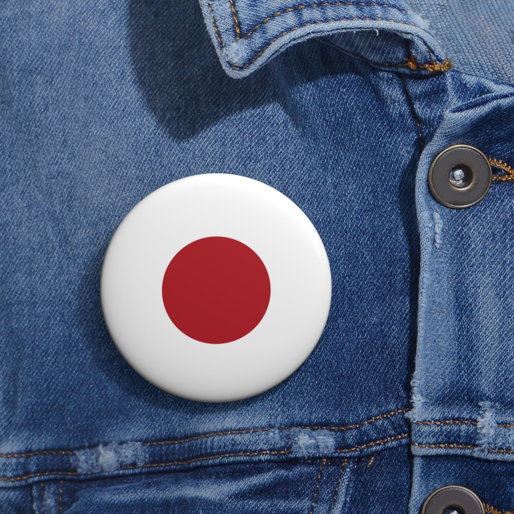 JAPAN Soccer Pin Button – National Crest Fan Badge | World Cup 2026 Accessories