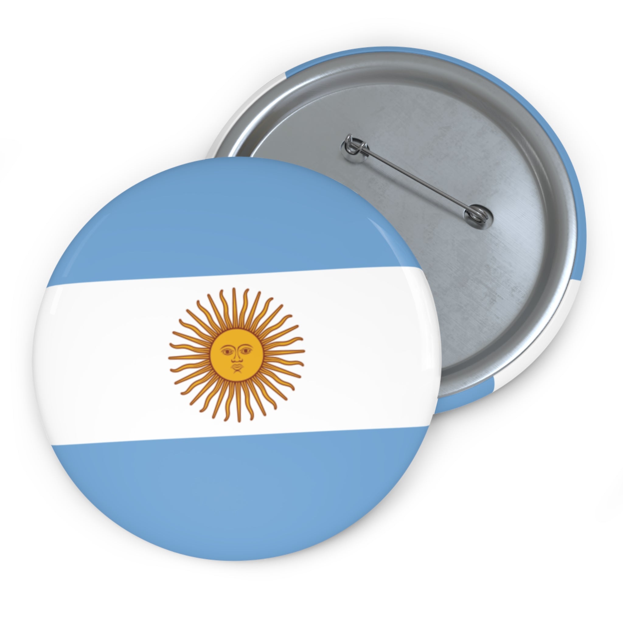 ARGENTINA Soccer Pin Button – National Crest Fan Badge | World Cup 2026 Accessories
