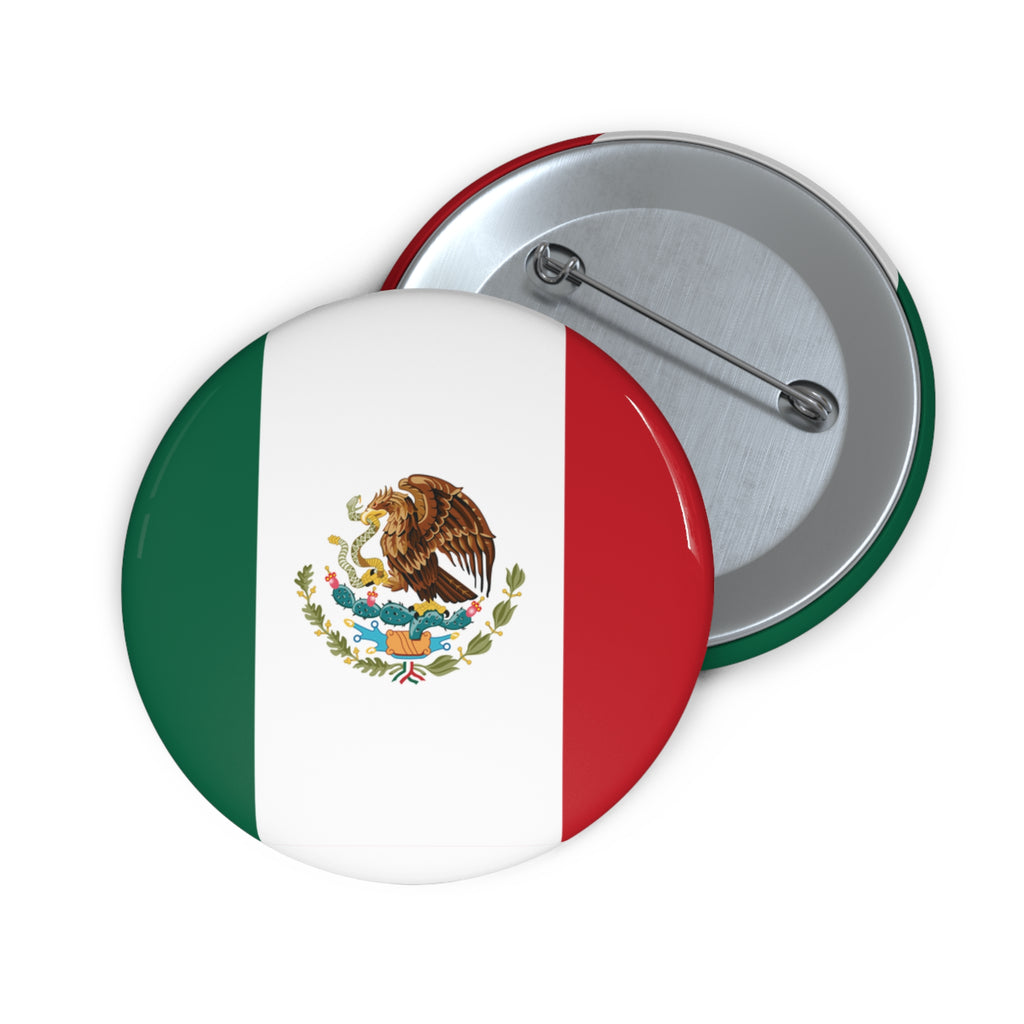 MEXICO Soccer Pin Button – National Crest Fan Badge | World Cup 2026 Accessories