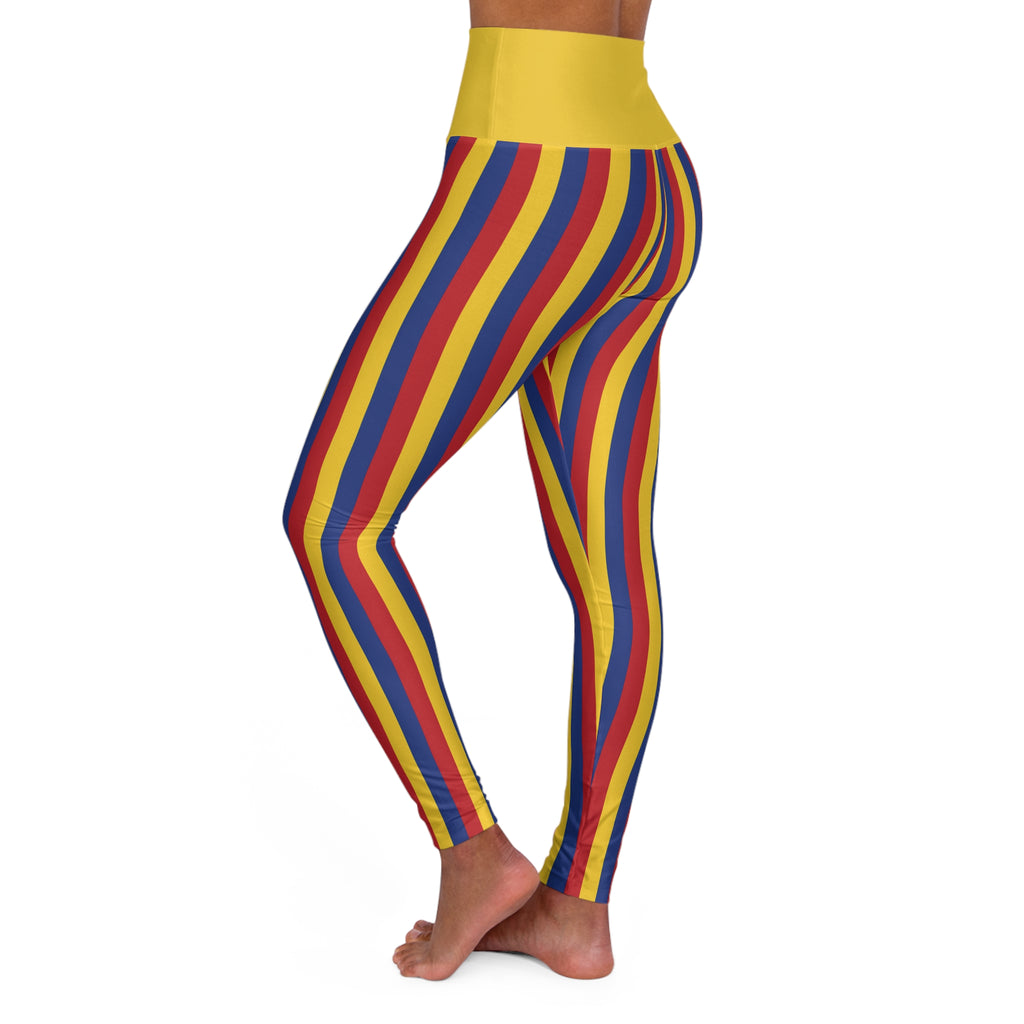 Colombia · FIFA World Cup 2026 High-Waisted Leggings | National Flag Yoga Pants | Soccer Fan Activewear