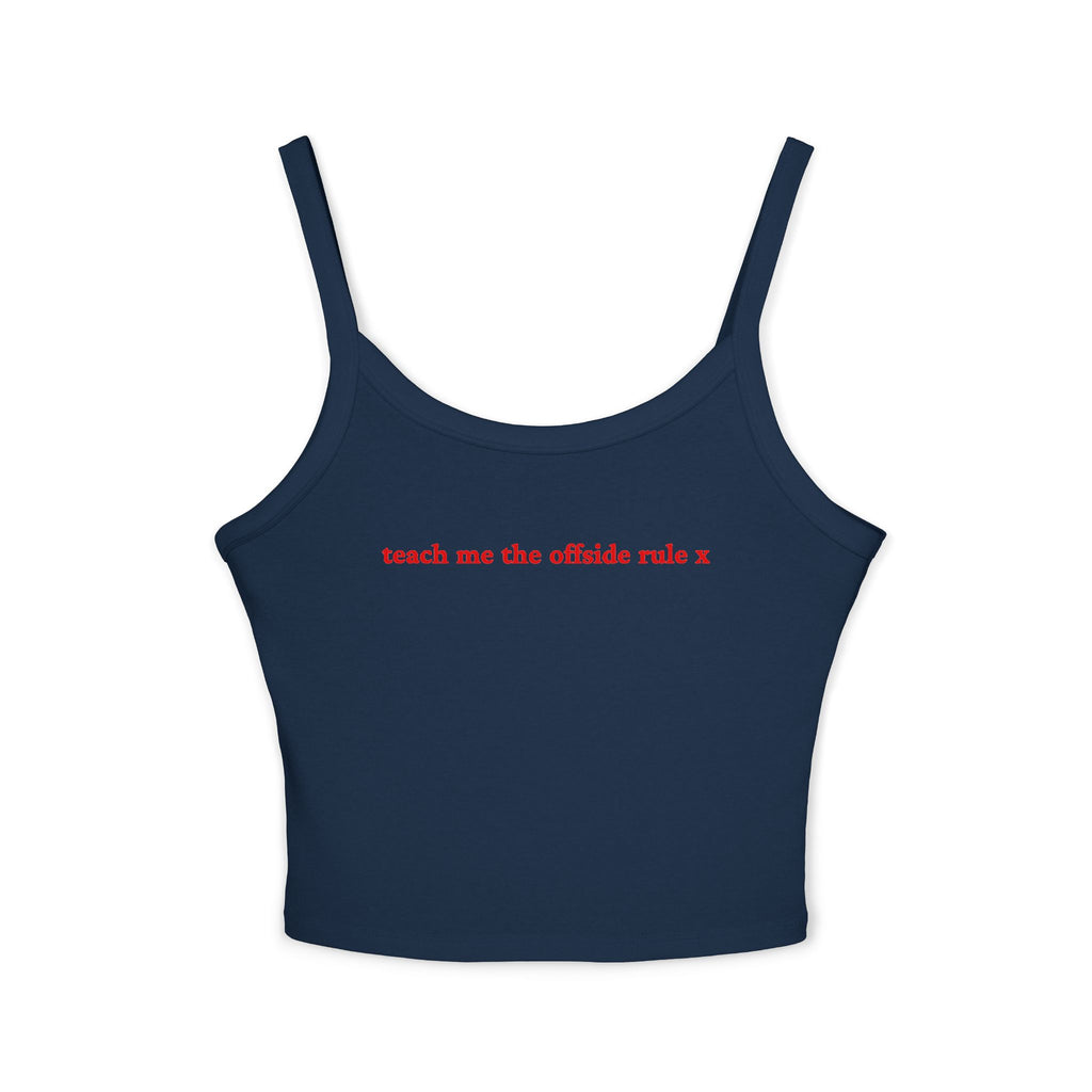 Teach me the offside rule X Crop Tank | Football Girl Aesthetic | World Cup 2026