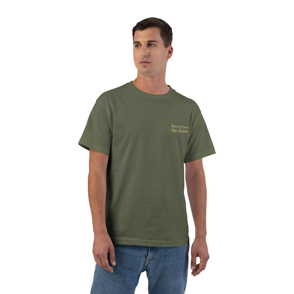 Born to Love the Game — Football Soccer Tee |  Football Pitch Graphic Shirt (Unisex)