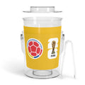 COLOMBIA · FIFA World Cup 2026 Ice Bucket | Fan Party Cooler with Tongs | Soccer Watch Party Essential