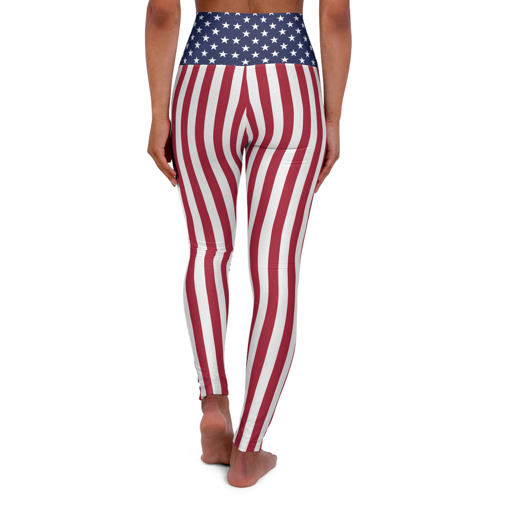 USA · FIFA World Cup 2026 High-Waisted Leggings | National Flag Yoga Pants | Soccer Fan Activewear