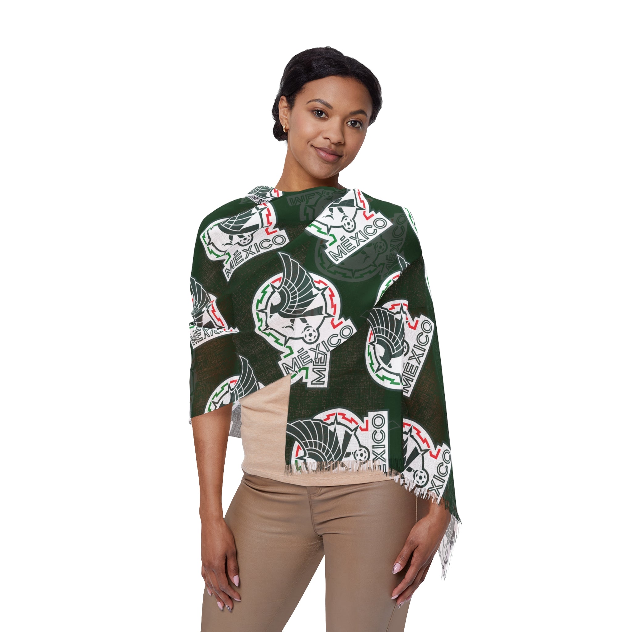 MEXICO · FIFA World Cup 2026 Scarf | Lightweight Fan Scarf | Soccer Supporter Accessory
