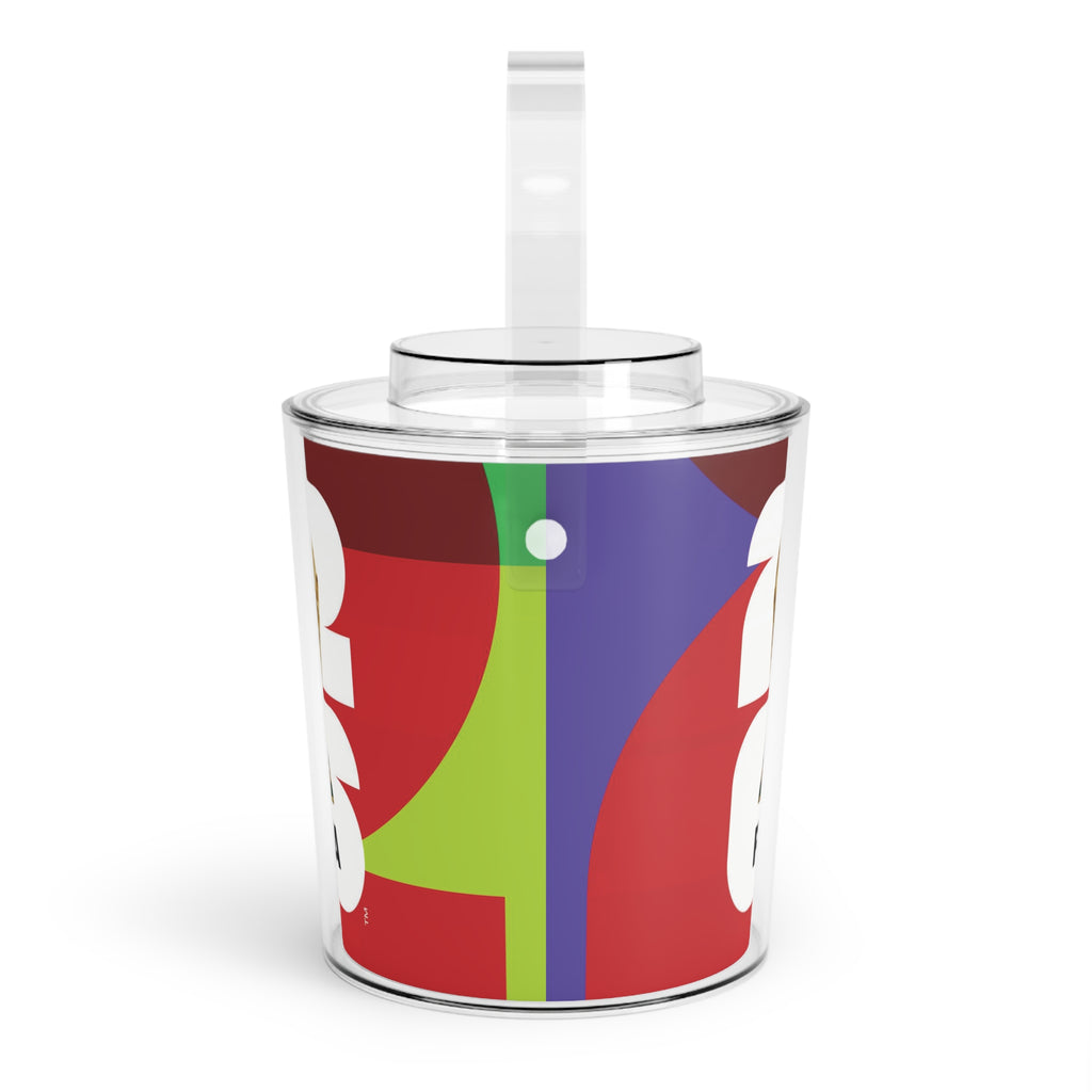 FIFA World Cup 2026 Ice Bucket | Fan Party Cooler with Tongs | Soccer Watch Party Essential